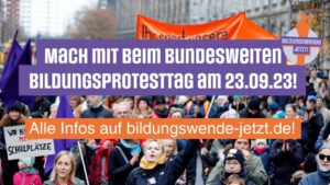 Aufruf zum Bildungsprotest - Bildquelle: bildungswende-jetzt.de